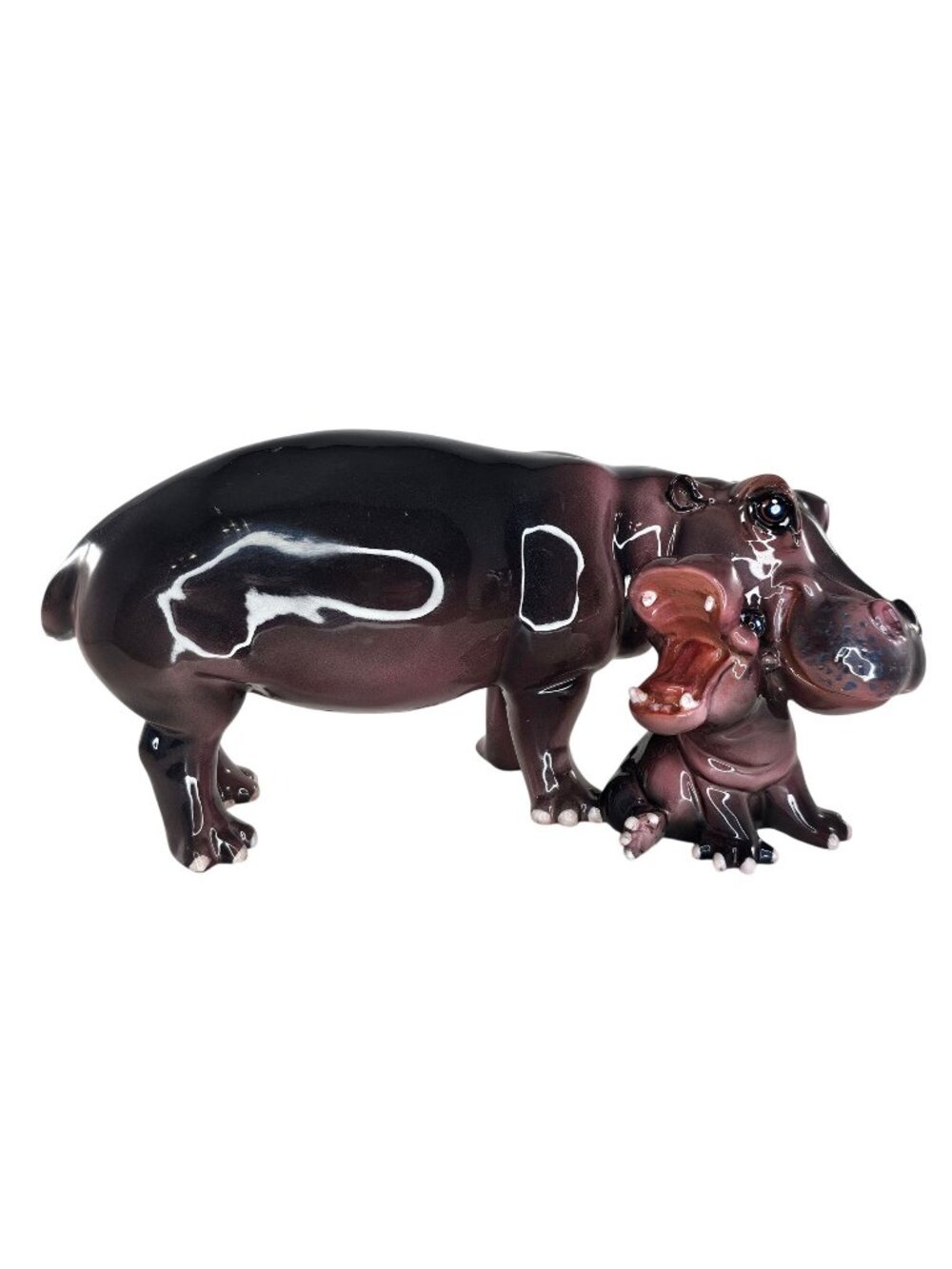 Kitty Cantrell Starlite Creations Elsa's Safari Hippopotamus with Baby Hippo